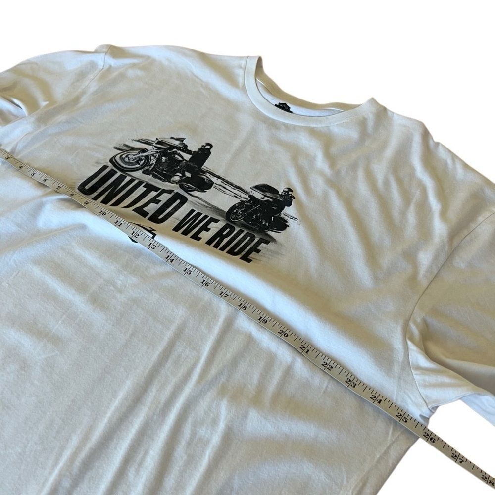Harley-Davidson White Cotton T-Shirt Size 2X - Picture 11 of 11